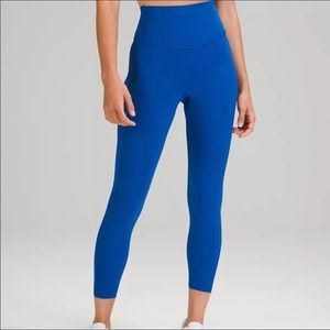 Lululemon Base Pace High-Rise Running Tight 25" Symphony Blue Size 10